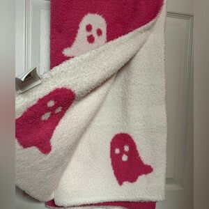 Viral Pink Ghost Throw by Cupcakes and Cashmere